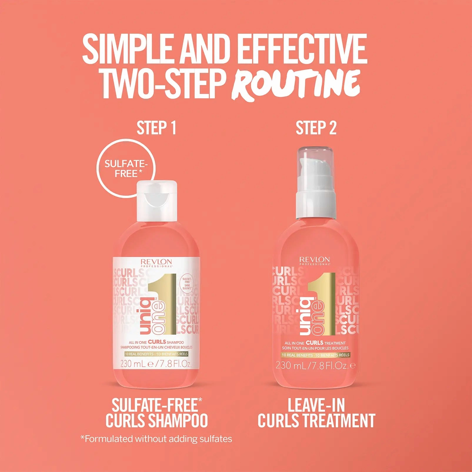 Revlon UniqOne™ All In One Curls Shampoo 230ml