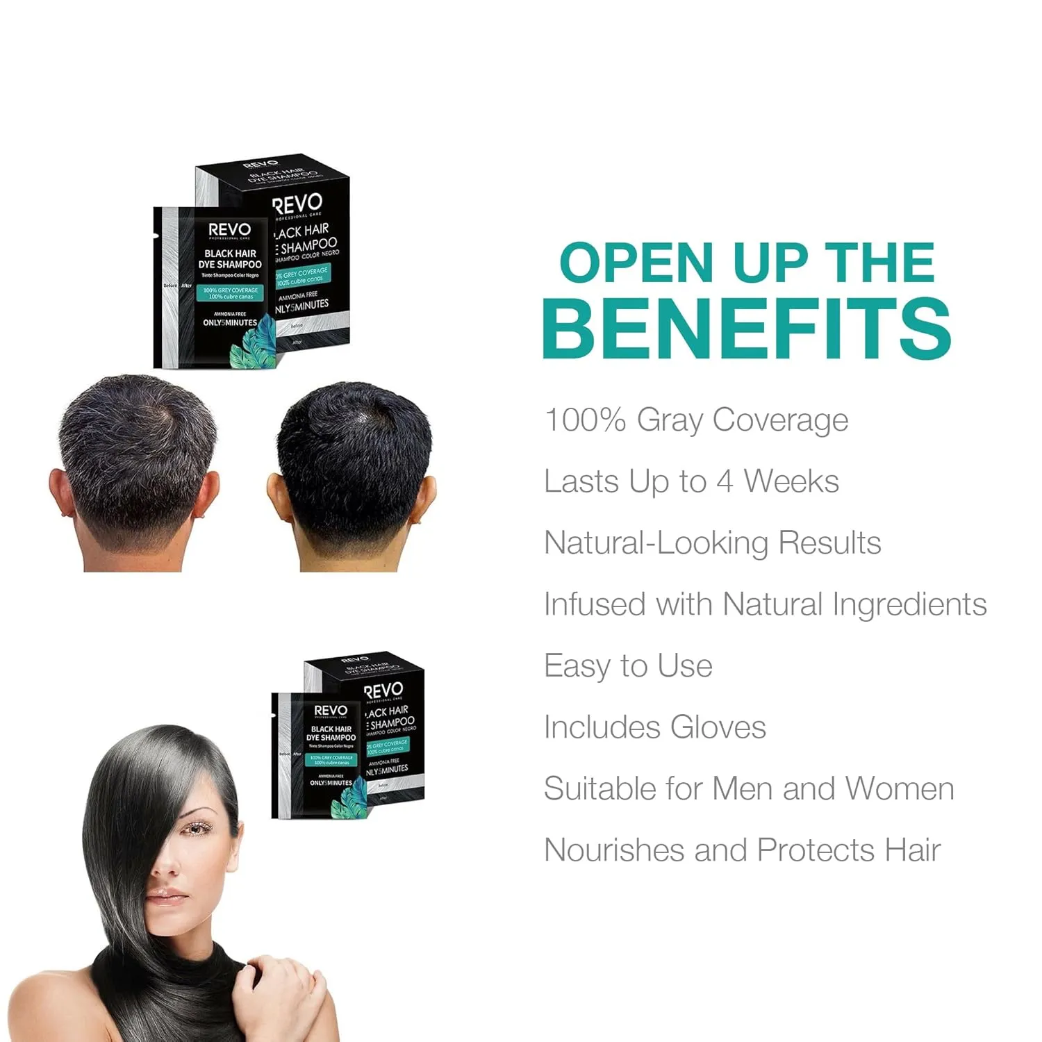 Revo Black Hair Shampoo