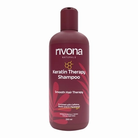Ri vo na Naturals Keratin Therapy Shampoo, For Intense Damaged Hair Repair l Keratin Protein   Argan Oil nourishes dry hair| For Dry, Damaged and frizzy hair 250 ml