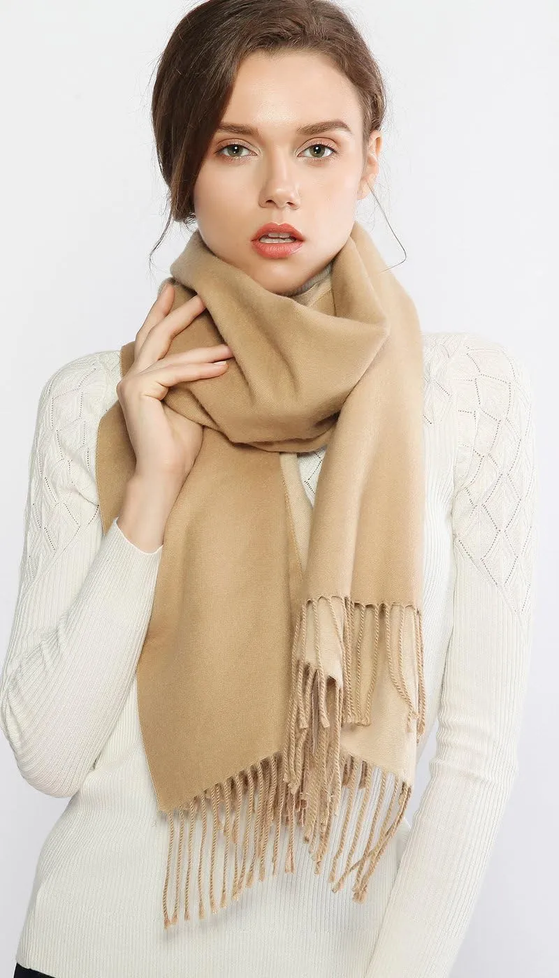 RIIQIICHY Pashmina Shawls and Wraps for Evening Dresses Scarfs for Women Fall Winter Travel Blanket Scarf Large Warm Scarves