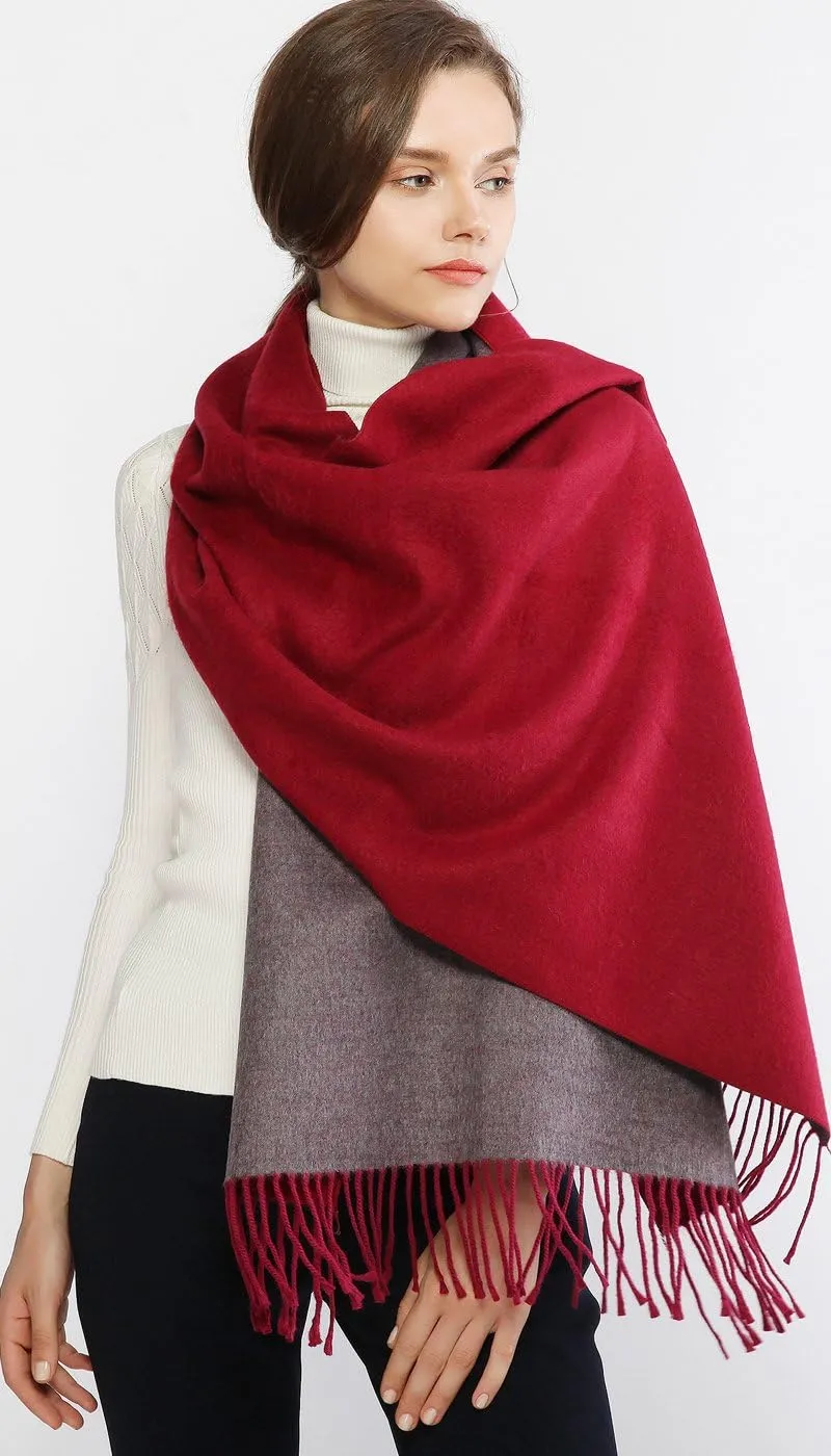 RIIQIICHY Pashmina Shawls and Wraps for Evening Dresses Scarfs for Women Fall Winter Travel Blanket Scarf Large Warm Scarves