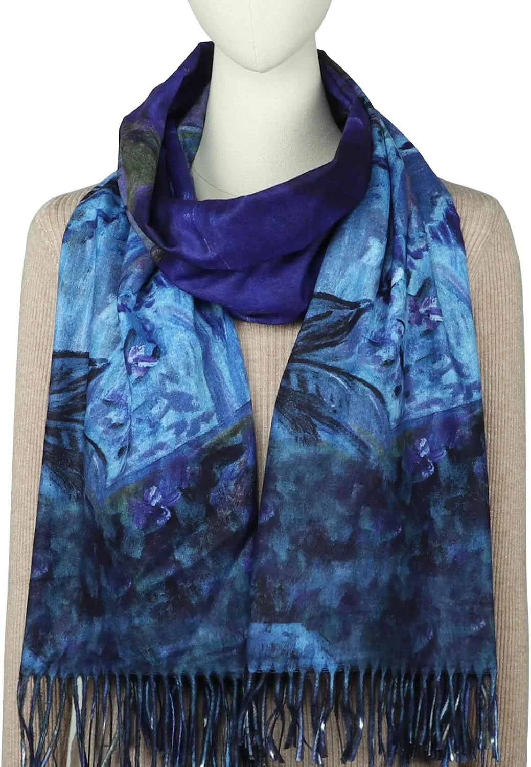 RIIQIICHY Scarfs for Women Fall Winter Scarves Pashmina Shawls and Wraps for Evening Dresses