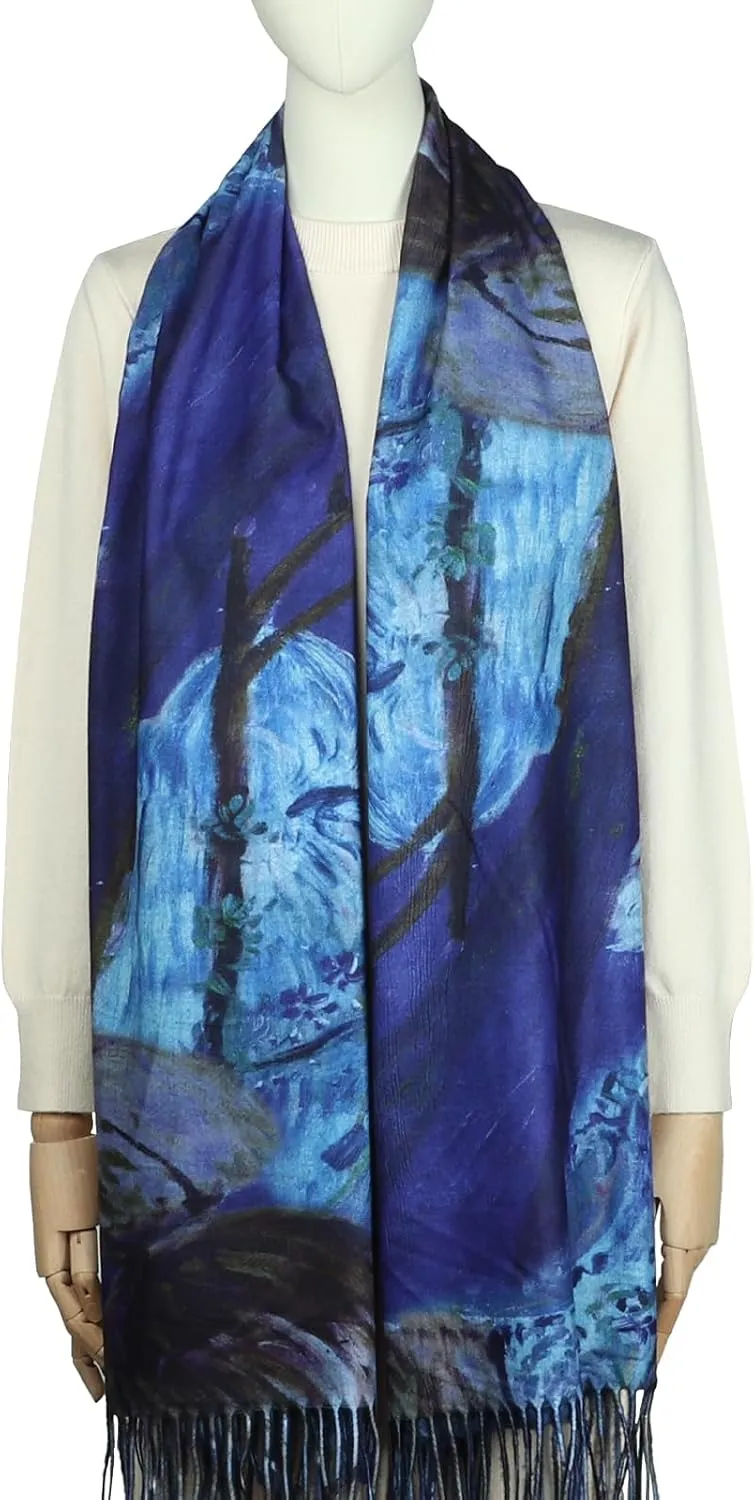 RIIQIICHY Scarfs for Women Fall Winter Scarves Pashmina Shawls and Wraps for Evening Dresses