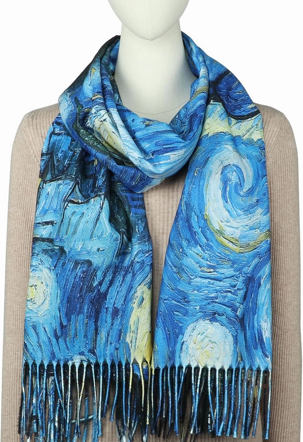 RIIQIICHY Scarfs for Women Fall Winter Scarves Pashmina Shawls and Wraps for Evening Dresses