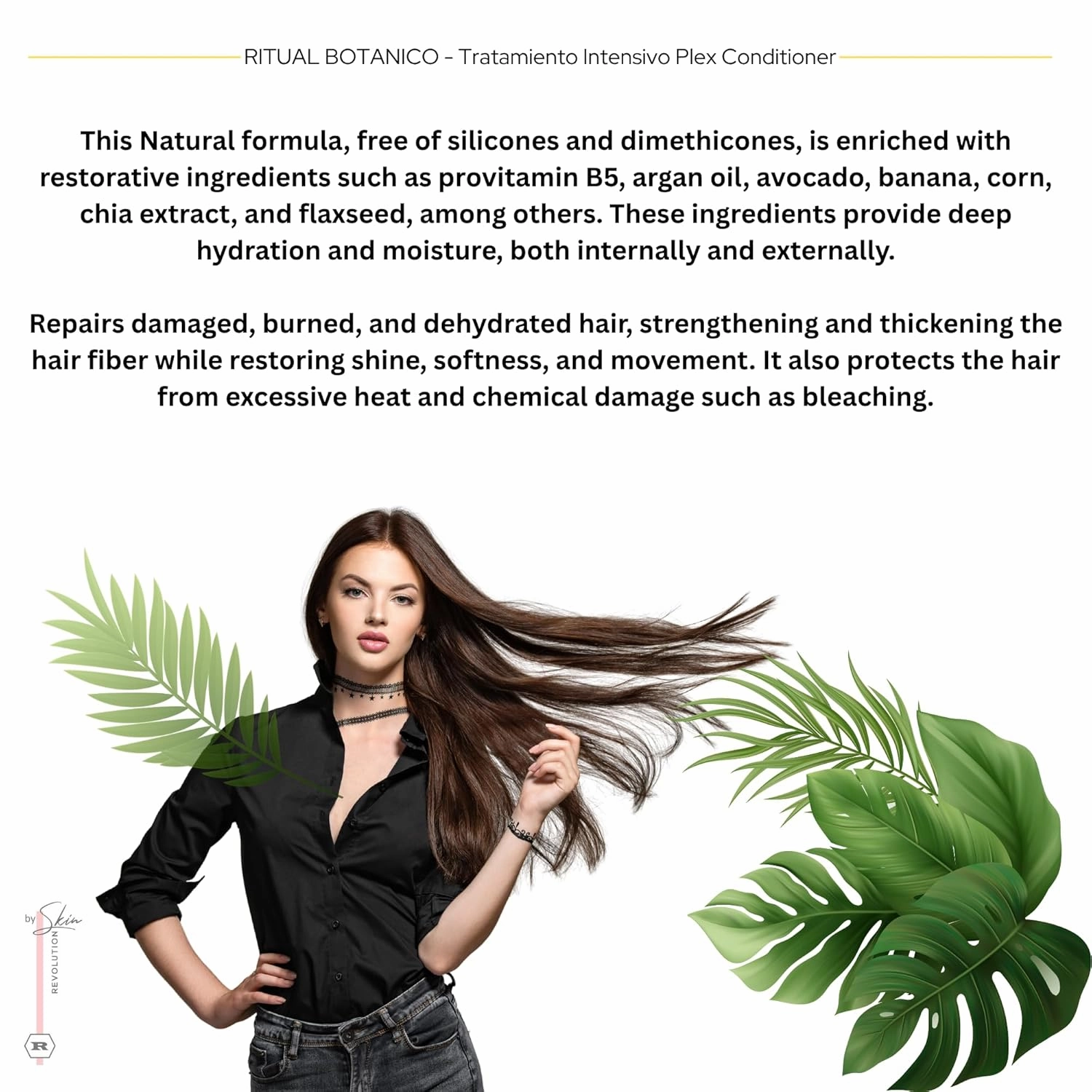 Ritual Botánico Keratina Orgánica | Treatment to Straighten, Repair and Relax Hair | All Natural, Organic & Vegan Ingredients | Product of Colombia | Tratamiento Plex, 400 ml/13.52 Fl Oz (2 Count)