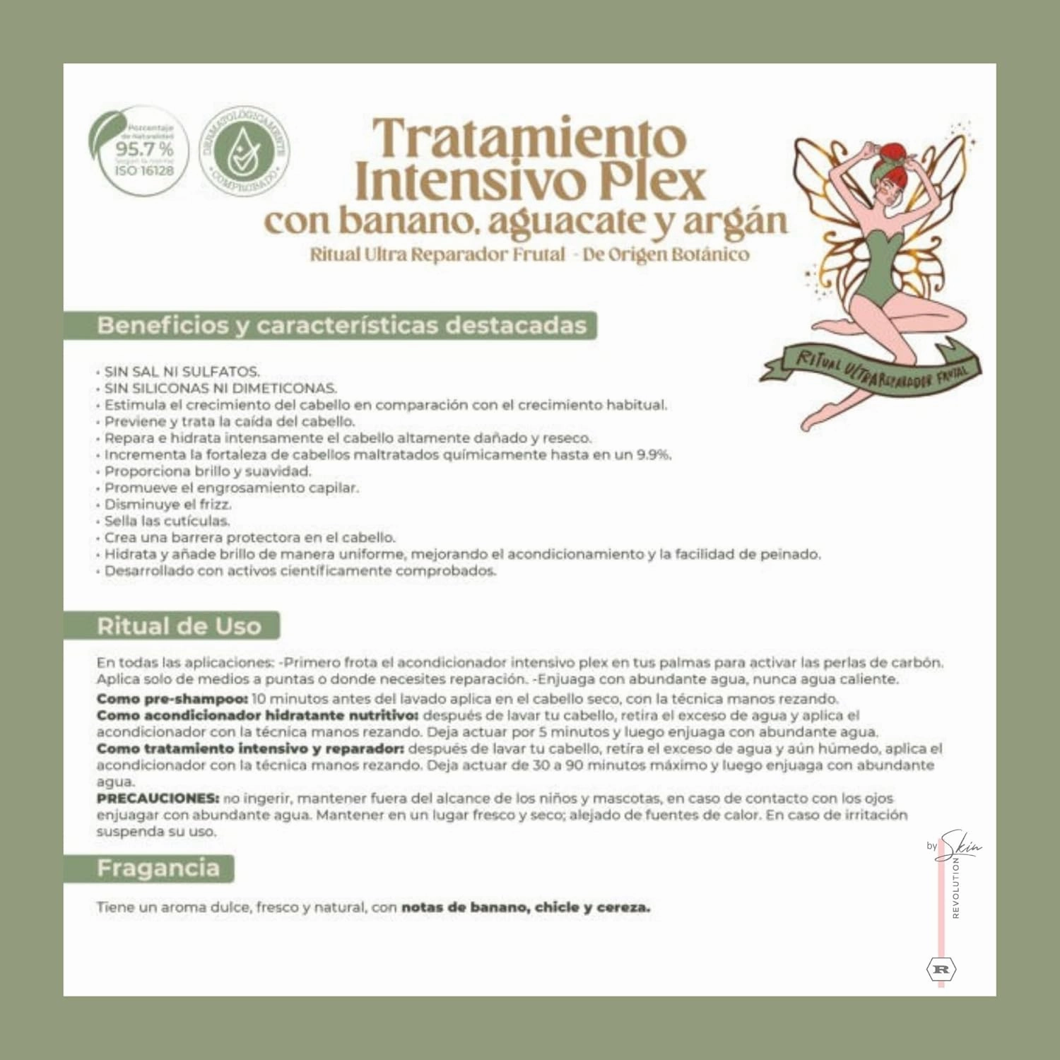Ritual Botánico Keratina Orgánica | Treatment to Straighten, Repair and Relax Hair | All Natural, Organic & Vegan Ingredients | Product of Colombia | Tratamiento Plex, 400 ml/13.52 Fl Oz (2 Count)