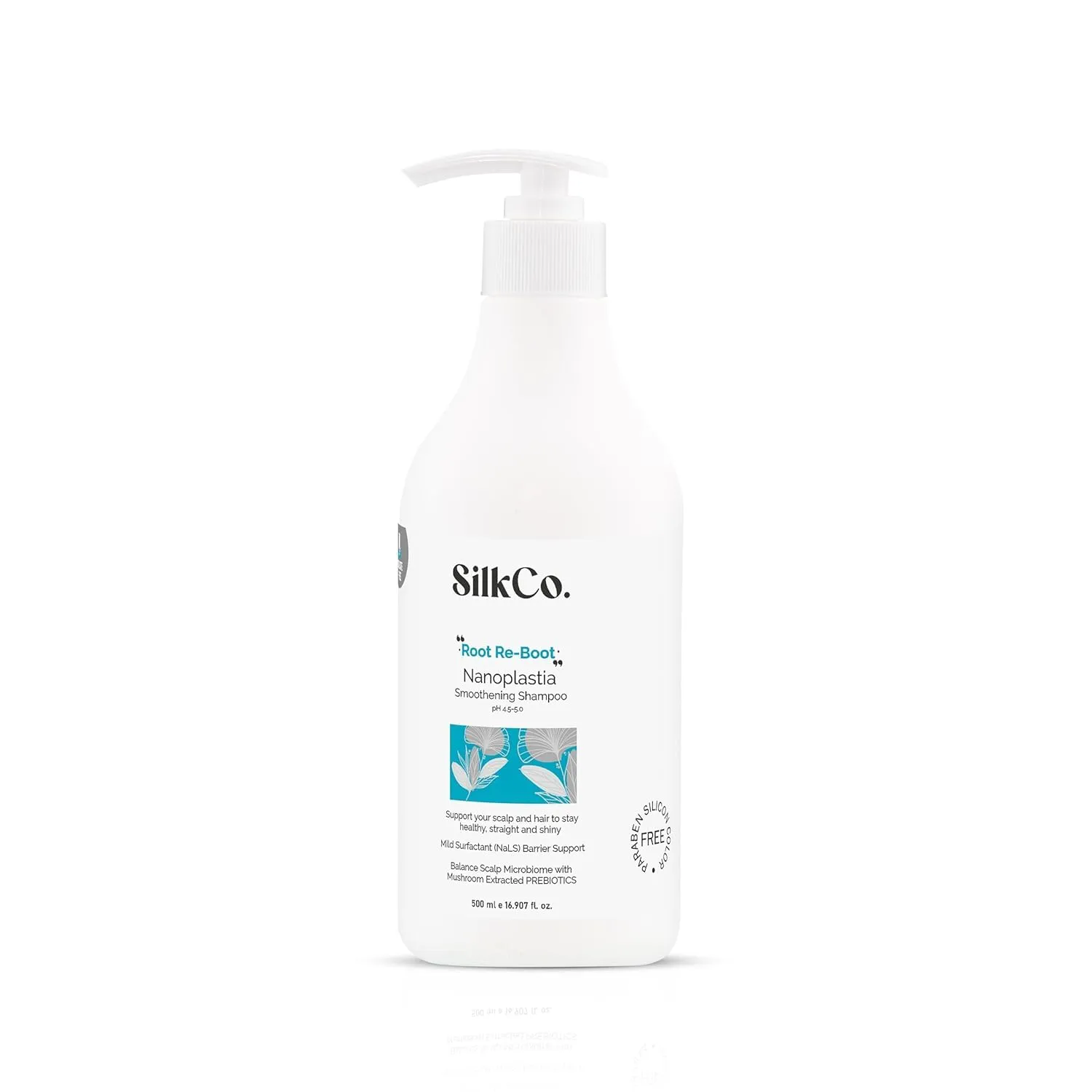 Root ReBoot Nanoplastia Smoothening Mask -500ML | Reduces HAIRFALL upto 90% after treatment | Sulphate Free | Balance Scalp with Mushroom Extracted | For Women & Men (SHAMPOO)