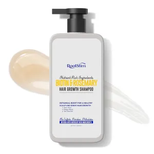 Rosemary and Biotin Hair Growth Shampoo: Hair Thickening Shampoo with Tea Tree Oil Ginger Caffine 10 fl oz