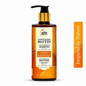 Rosemary Mint Biotin Hair Growth Shampoo for Stronger, Thicker & Longer Hairs with Vitamin E and B5 | Hair Growth Shampoo for Healthy Hairs, Contains NO SLS, NO SLES, NO PARABENS 300 mL