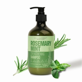 Rosemary Mint Strengthening Shampoo 16 Fl Oz | Infused with rosemary and mint extracts, cooling essence of mint refreshingly cleanses hair and scalp