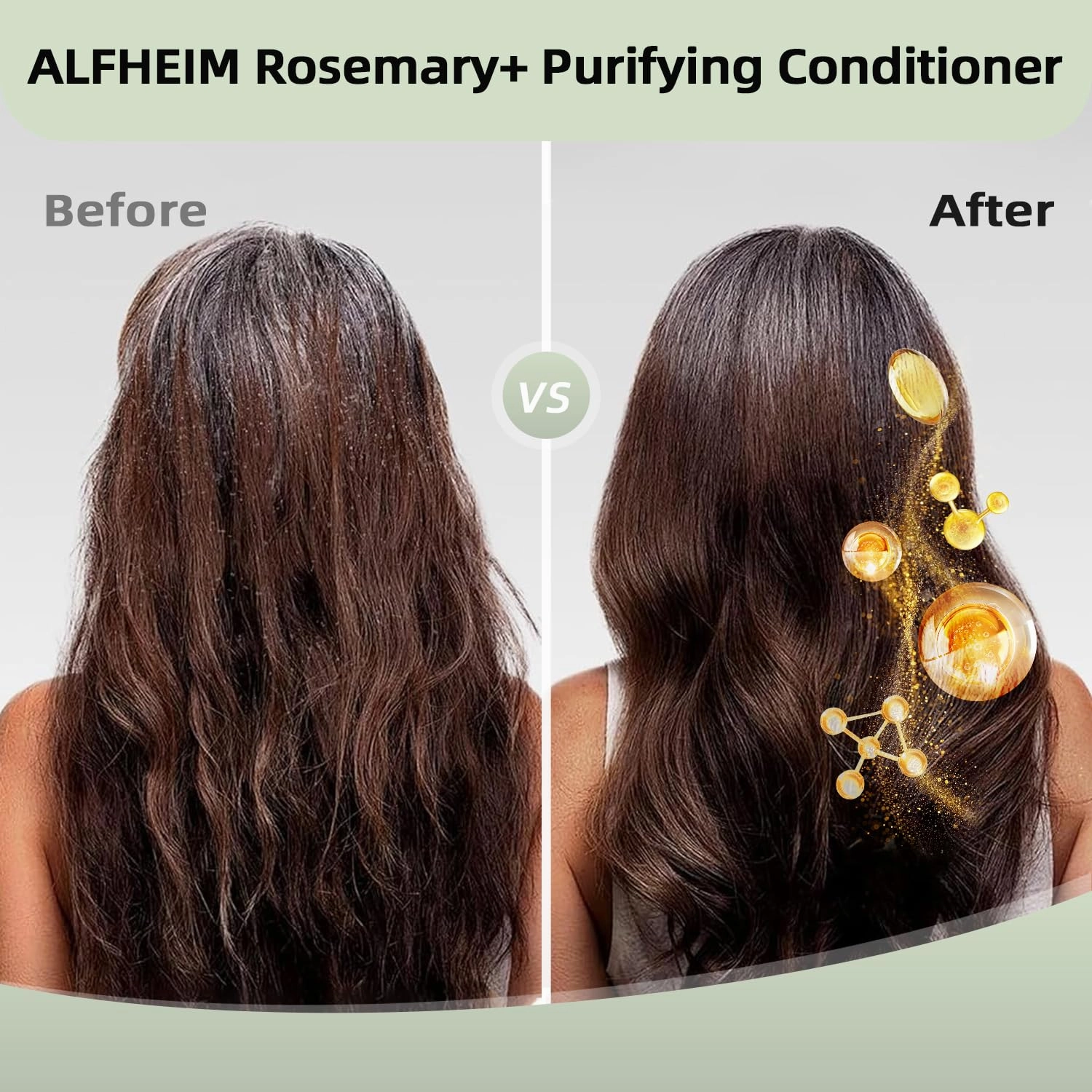 Rosemary  Purifying Shampoo | Rosemary & Mint Infused | Refreshes Scalp, Removes Build-Up & Balances Oil | Gentle for Oily Hair & Sensitive Scalp | Sulfate-Free | 18 fl oz