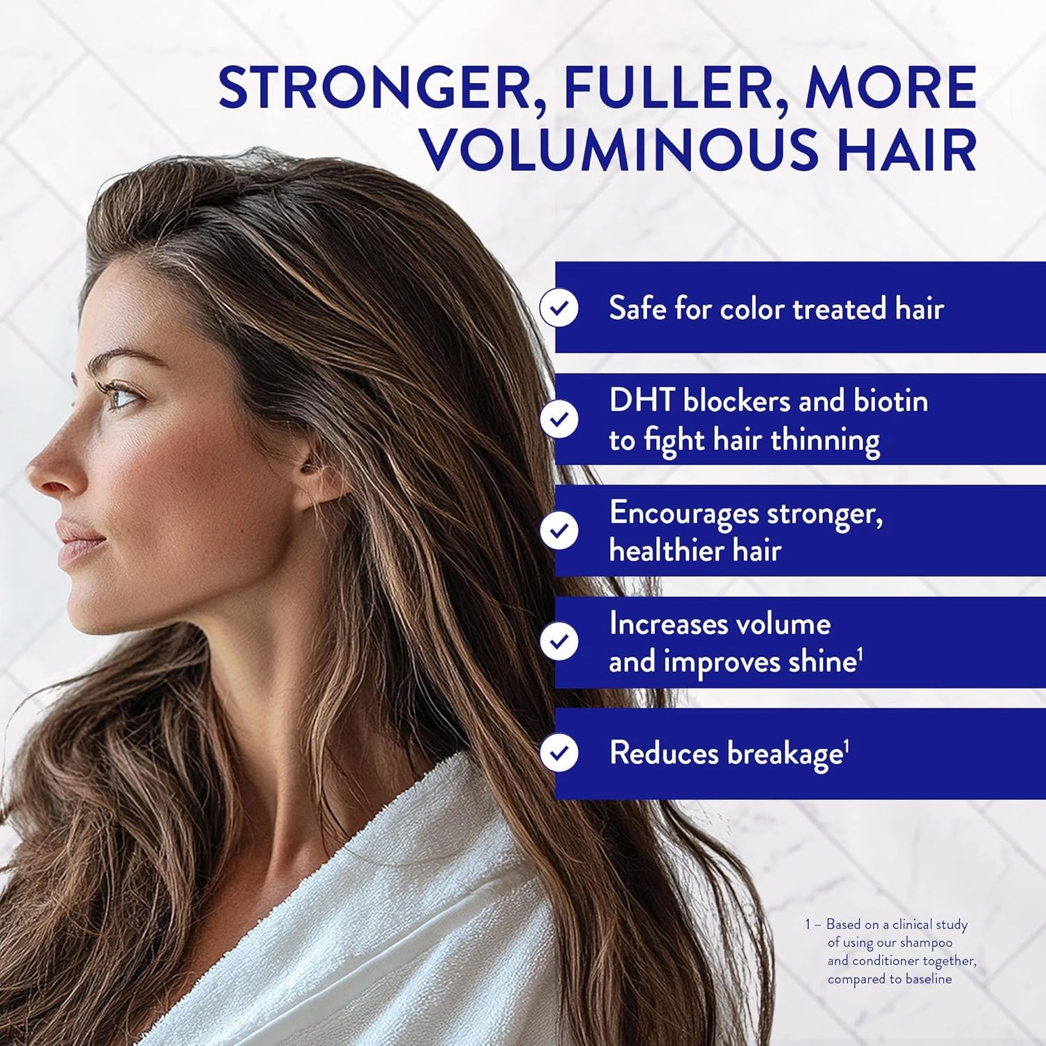 Routine Wellness Shampoo and Conditioner Set and Hair Serum for Thinning Hair - DHT Blocker Women & Men - Color Safe Shampoo for Hair Loss & Healthier Hair - Coconut & Vanilla Set   Serum