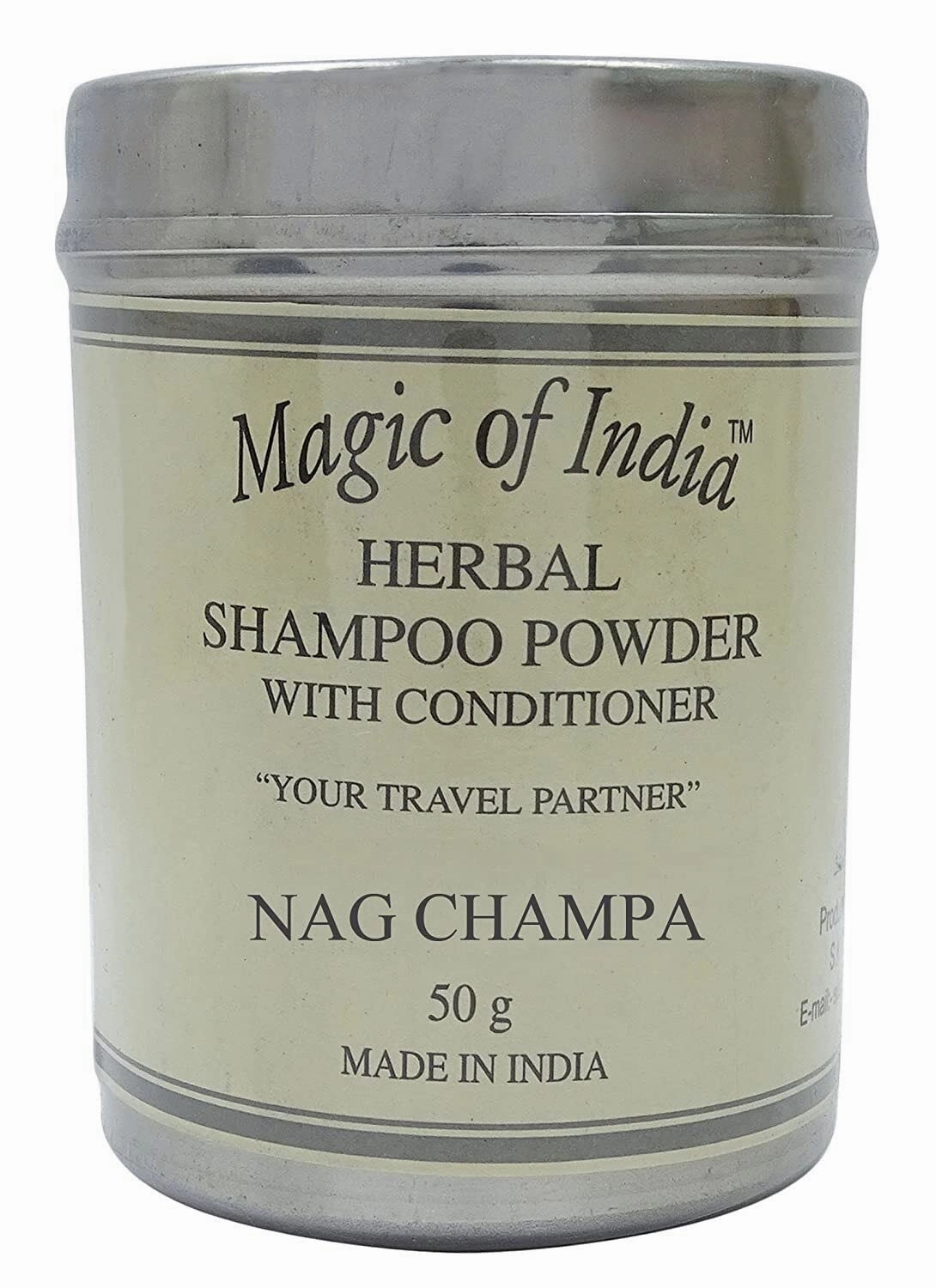 RSGM Magic Of India Herbal Nag Champa Shampoo Powder With Conditioner - 50g
