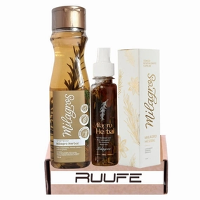 RUUFE Rosemary Herbal Shampoo and Hair Tonic (2 Pack) - 100% Natural Revitalizing Formula