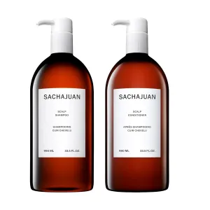 SACHAJUAN Scalp Shampoo and Conditioner Set | Itch Relief and Calming | Anti-Dandruff | 33.5oz (Pack of 2)