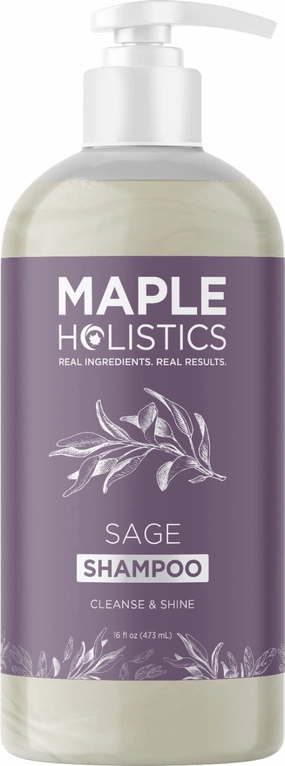 Sage and Rosemary Shampoo Sulfate Free - Ultra Clarifying Shampoo for Build Up and Dry Scalp Treatment with Cleansing Essential Oils for Hair - Sulfate Free Shampoo for All Hair Types with Sage Oil