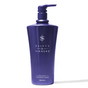 Saints & Sinners Velvet Divine Moisture Shampoo for Dry Damaged Colored Treated Hair - Repair Replenish Renew Add Shine