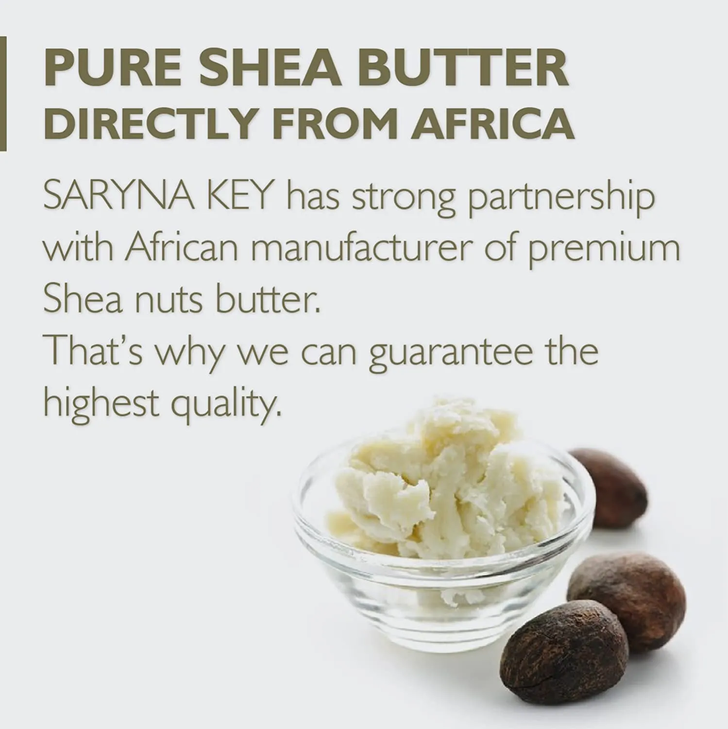 Saryna Key Damage Repair Treatment Butter Mask - African Shea Butter for Dry Hair Treatment - Rejuvenating Butter Moisturizer with Natural Keratin and Vitamins A, E, F (500ml/16.9oz   Hand Cream)