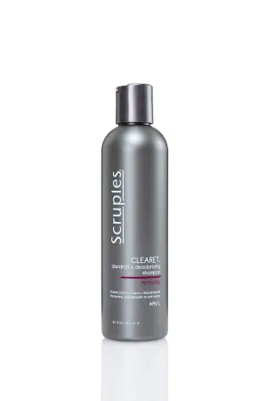 Scruples Clearet Anti Dandruff Shampoo - Professional Deodorizing Shampoo to Soothe Dry & Itchy Scalp From Flaking - Scalp Treatment   Cleanser (8.5 oz)
