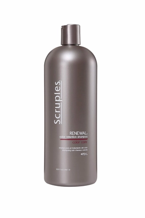 Scruples Color Renewal Gentle Shampoo - Maintain Hair Health Without Stripping Color - Established, Trusted Formulas for Ultimate Hair Shine (33.8 oz)