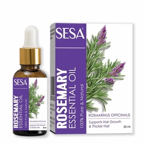 Se.sas Rosemary Essential Oil For Hair Growth Nourishes Skin Hair Fall Control Oil For Women and Men 100% Pure & Natural Rosemary 30 ml