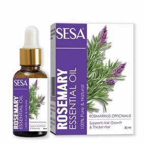 Se.sas Rosemary Essential Oil For Hair Growth Nourishes Skin Hair Fall Control Oil For Women and Men 100% Pure & Natural Rosemary 30 ml