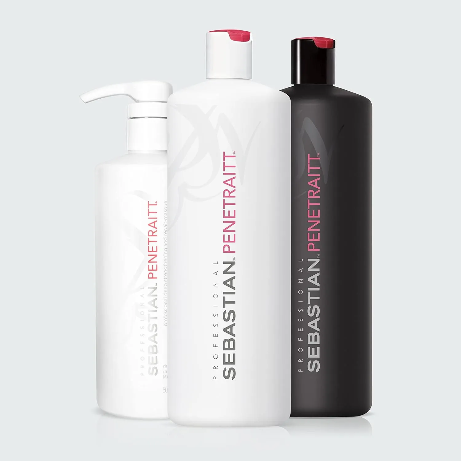 Sebastian Professional Penetraitt Shampoo & Conditioner, Strengthening & Repair, For Damaged & Colored Treated Hair