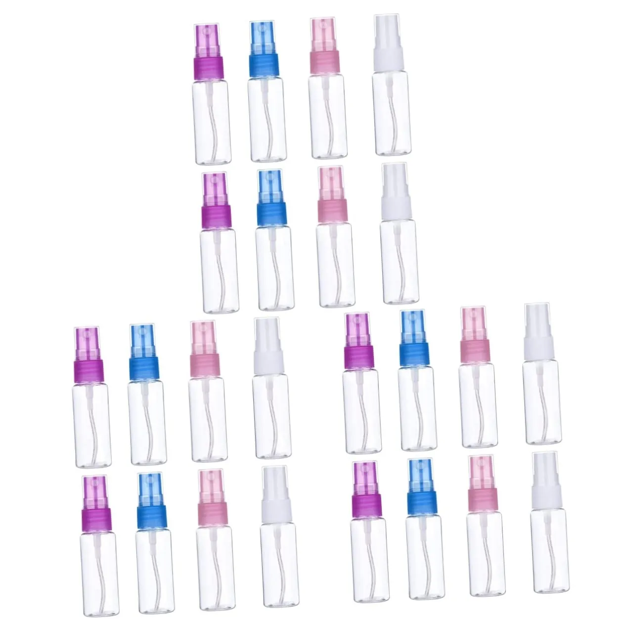 Sets Perfume Dispenser Ml Mist Spray Bottle Reusable Travel Containers for Shampoo Body Lotion Camping Pcs Random
