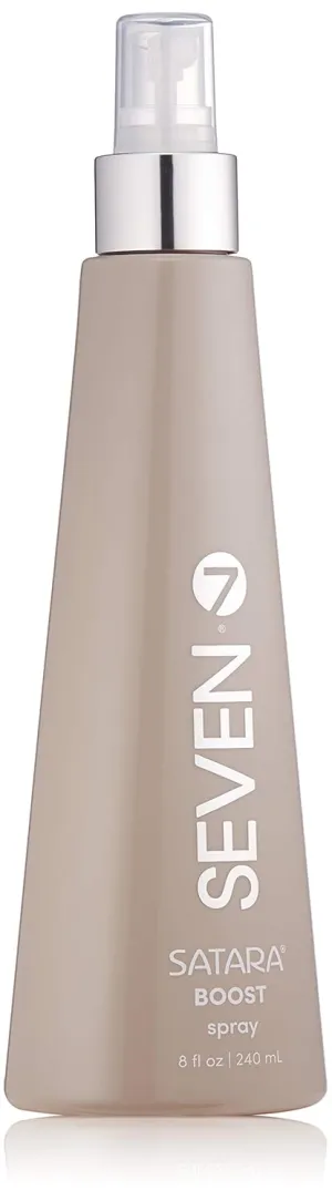 SEVEN Satara Boost Hairspray, Root Lifter Volumizing Hair Spray Volumizer for Fine Hair, Dry Shampoo Alternative, Lightweight, Extra Hold, Boost Volume, Made in USA with Vitamin B5 & Chamomile, 8oz