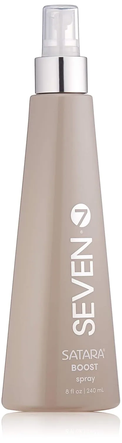 SEVEN Satara Boost Hairspray, Root Lifter Volumizing Hair Spray Volumizer for Fine Hair, Dry Shampoo Alternative, Lightweight, Extra Hold, Boost Volume, Made in USA with Vitamin B5 & Chamomile, 8oz