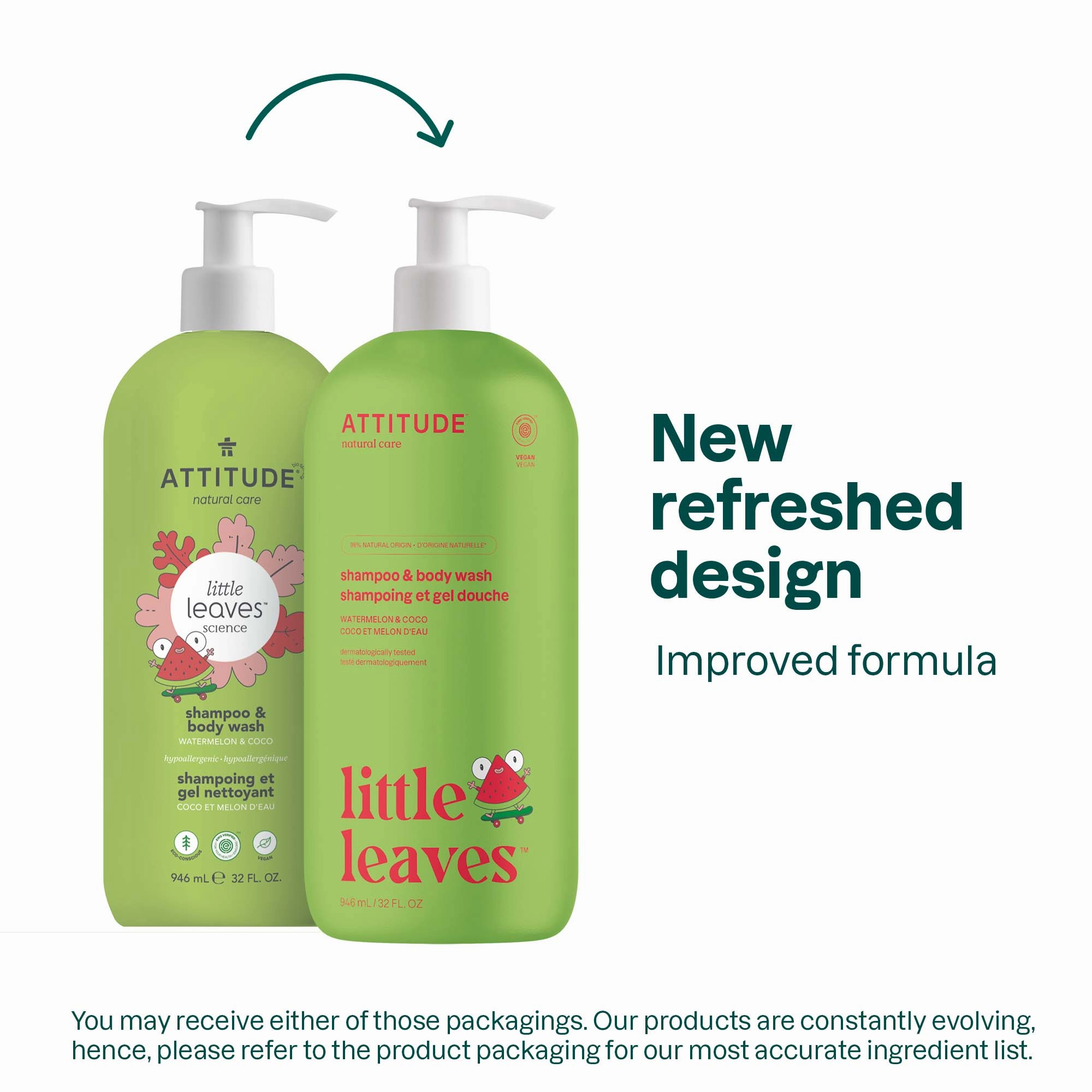 Shampoo and Body Wash 2-in-1 for kids : LITTLE LEAVES™