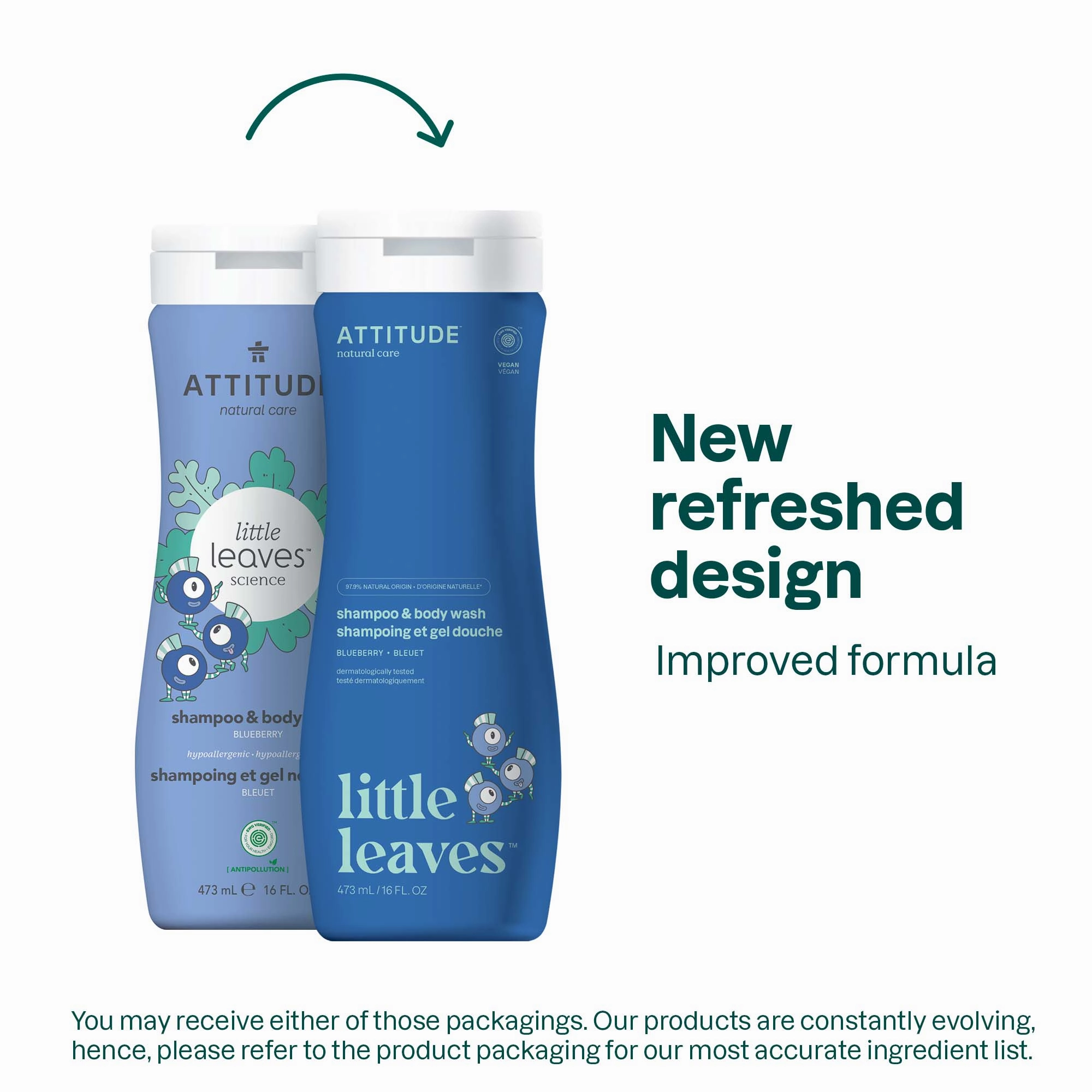 Shampoo and Body Wash 2-in-1 for kids : LITTLE LEAVES™