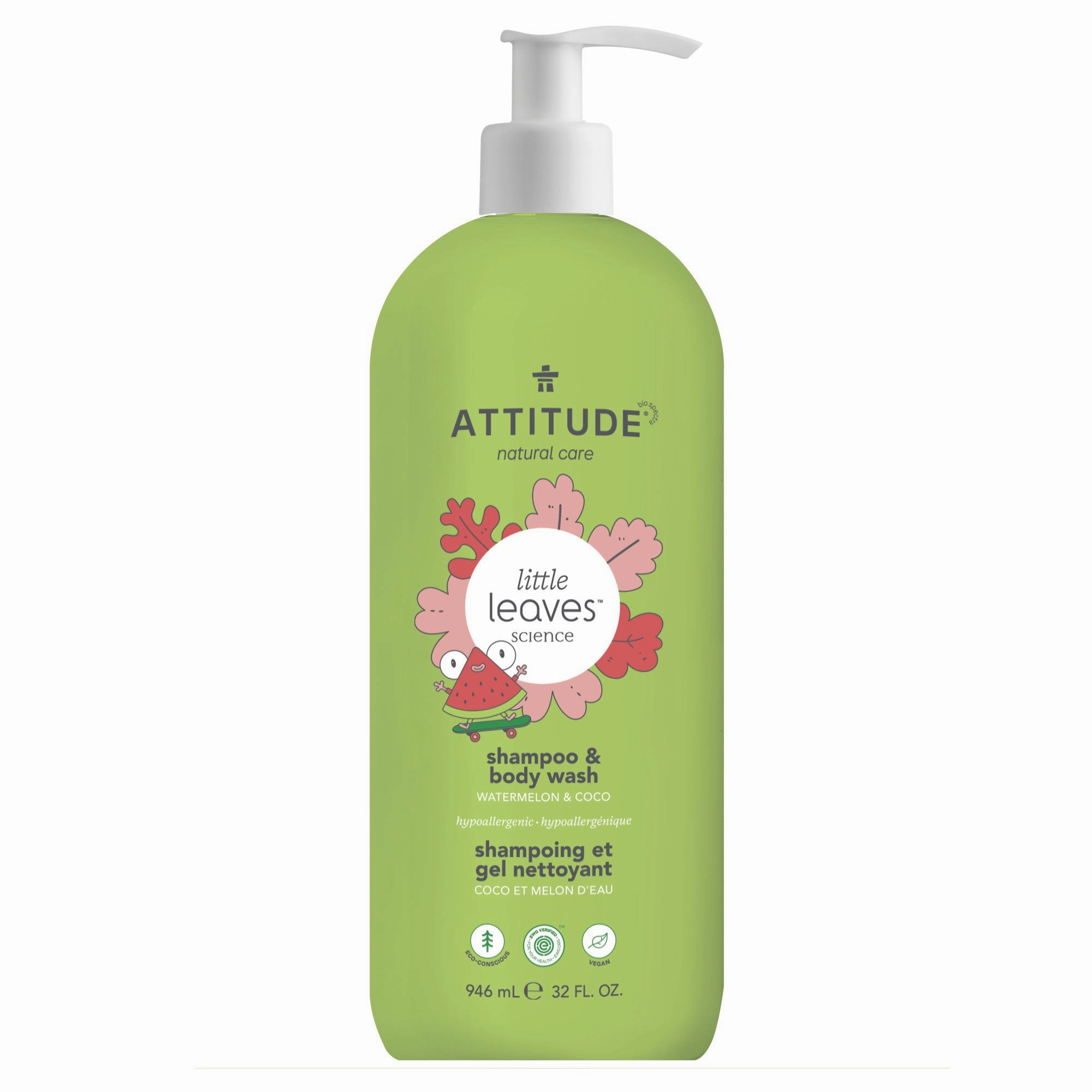 Shampoo and Body Wash 2-in-1 for kids : LITTLE LEAVES™