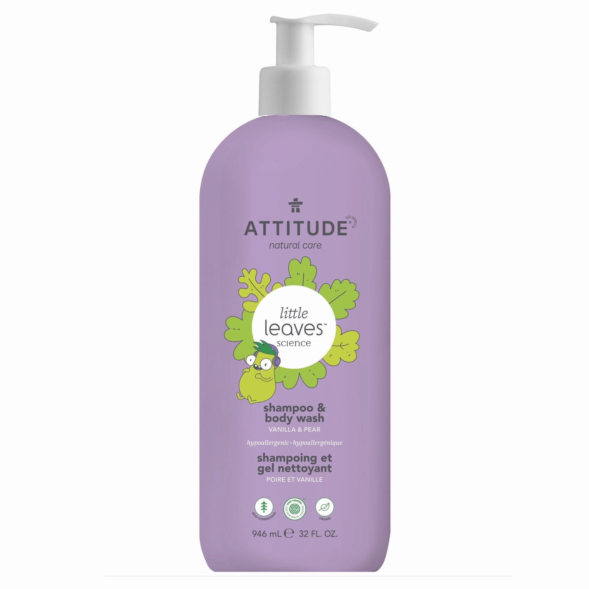 Shampoo and Body Wash 2-in-1 for kids : LITTLE LEAVES™