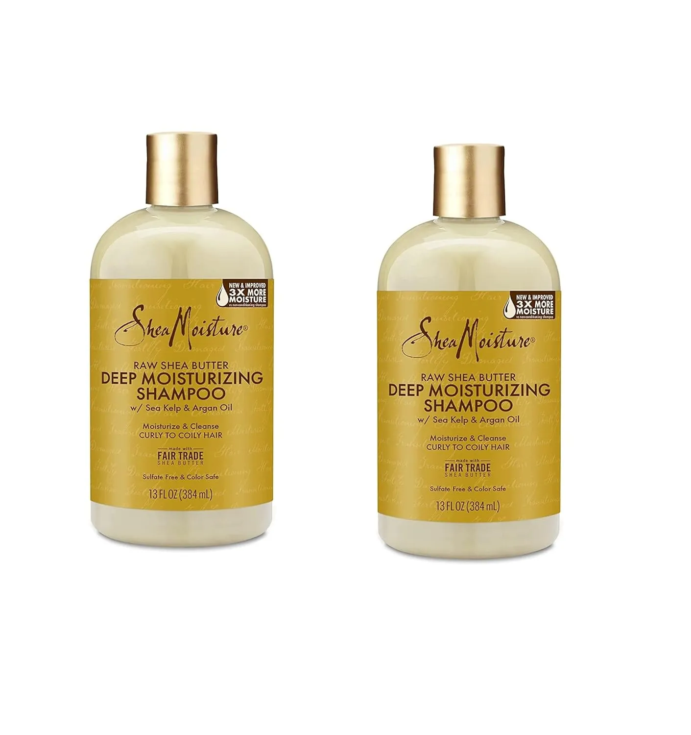 Shea Moisture Raw Shea Shampoo 13 Ounce (384ml) (2 Pack)