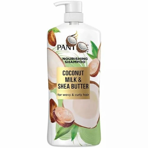 Shea Butter and Coconut Milk SHAMPOO, 38.2 fl oz – Deep Moisture for Curly, Wavy & Dry Hair – Nourishing, Frizz Control, Sulfate-Free Hydrating Shampoo for Shine & Softness