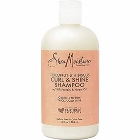 Shea Moisture Coconut & Hibiscus Curl & Shine Shampoo 13oz