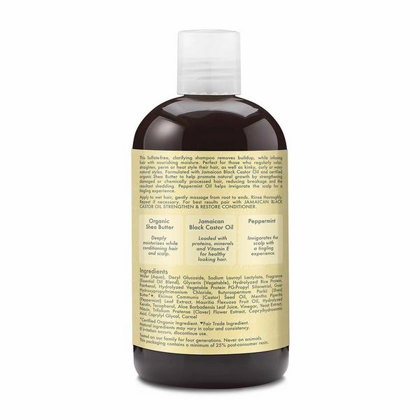 Shea Moisture Jamaican Black Castor Oil Strengthen & Restore Shampoo