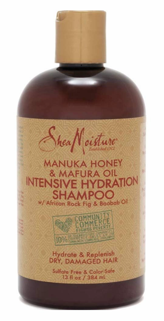 Shea Moisture Manuka Honey & Mafura Oil Shampoo 13 Ounce (Pack of 2)