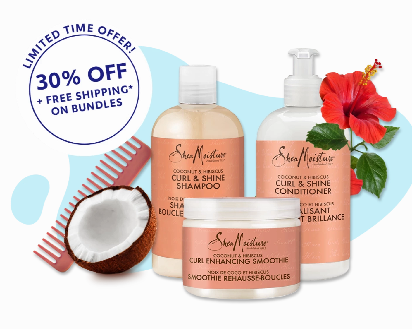SheaMoisture Curly Hair Bundle