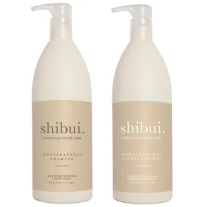SHIBUI Everydayness Shampoo & Conditioner, Daily Gentle Cleansing, Softness & Shine for Fine to Medium Hair, 33 Fl Oz Ea