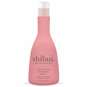 SHIBUI Volumizing Shampoo, gently cleanses and volumizes with spirulina and cucumber extract