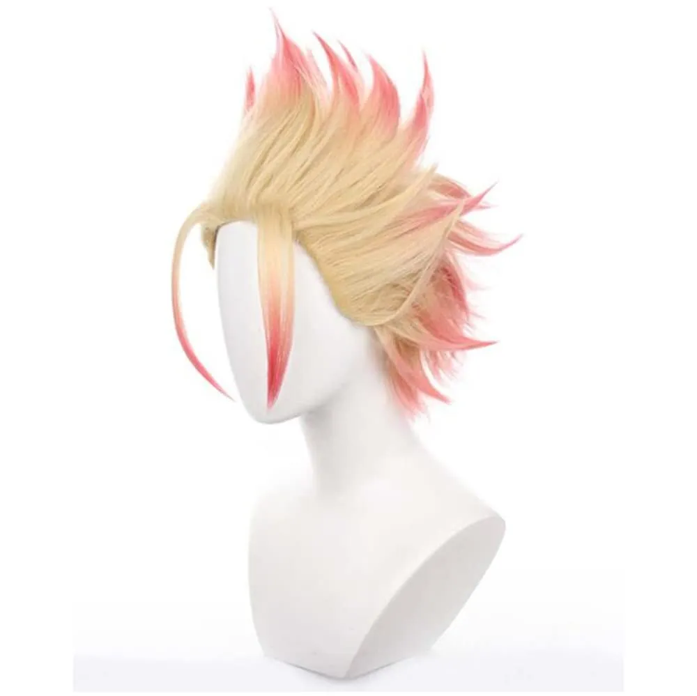 Shidou Ryusei Cosplay wig Dyed short hair with reverse warping 30cm Cos Wig Claret Braid Hair (Shidou Ryusei)