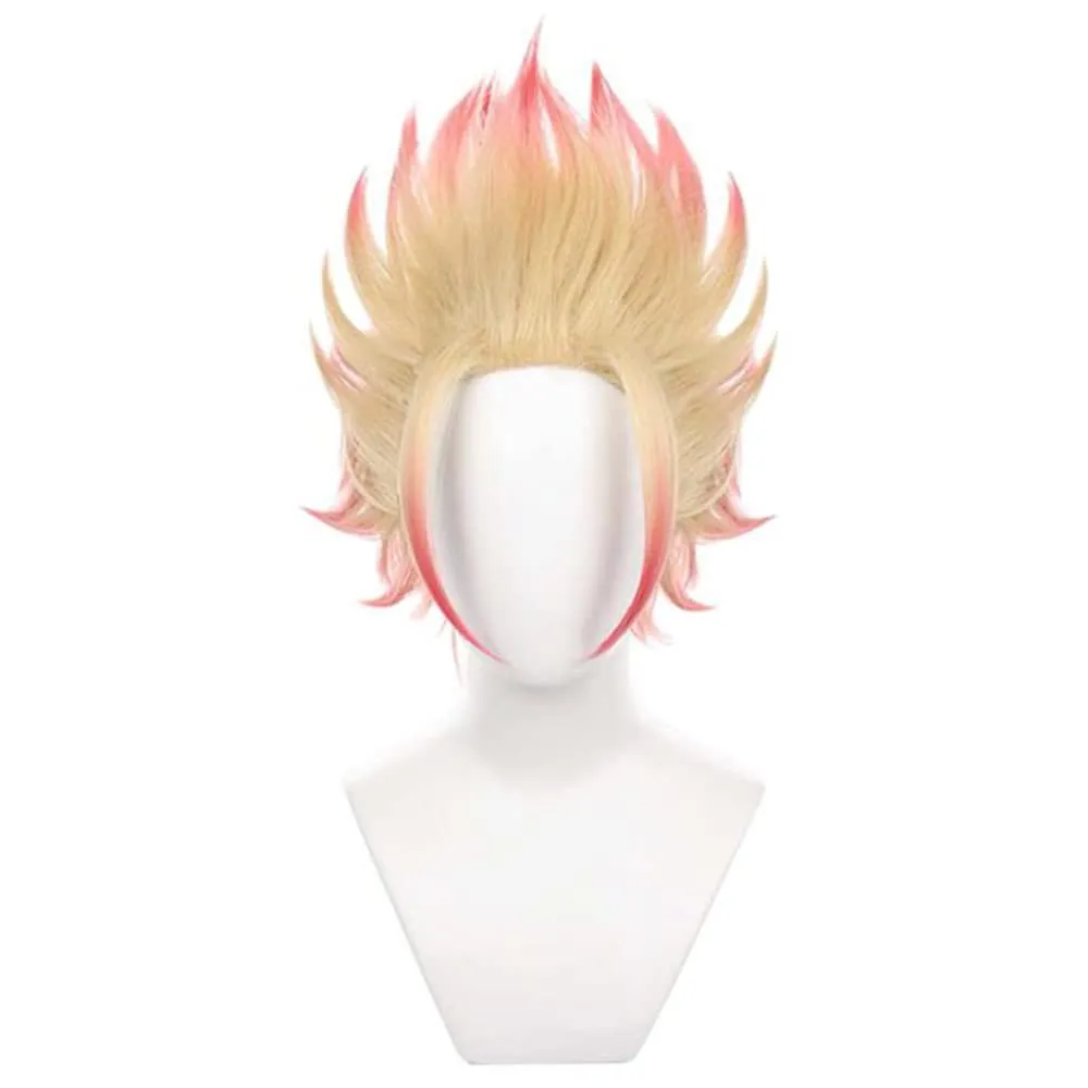 Shidou Ryusei Cosplay wig Dyed short hair with reverse warping 30cm Cos Wig Claret Braid Hair (Shidou Ryusei)