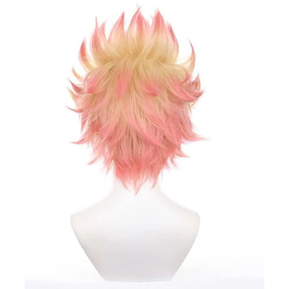 Shidou Ryusei Cosplay wig Dyed short hair with reverse warping 30cm Cos Wig Claret Braid Hair (Shidou Ryusei)