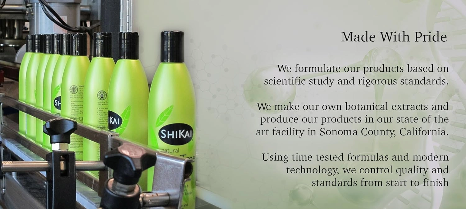 ShiKai Daily Moisturizing Shower Gel (Sandalwood, 12oz, Pack of 3) | Gentle Formula | Aloe Vera & Oatmeal for Soft, Healthy Skin | Dry Skin Relief
