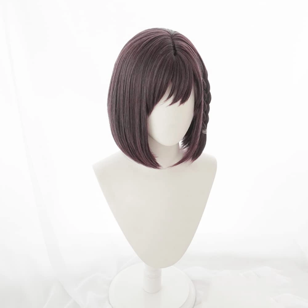 Shinonome Ena Cosplay wig Brownish purple 32cm (Brownish purple(Shinonome Ena))