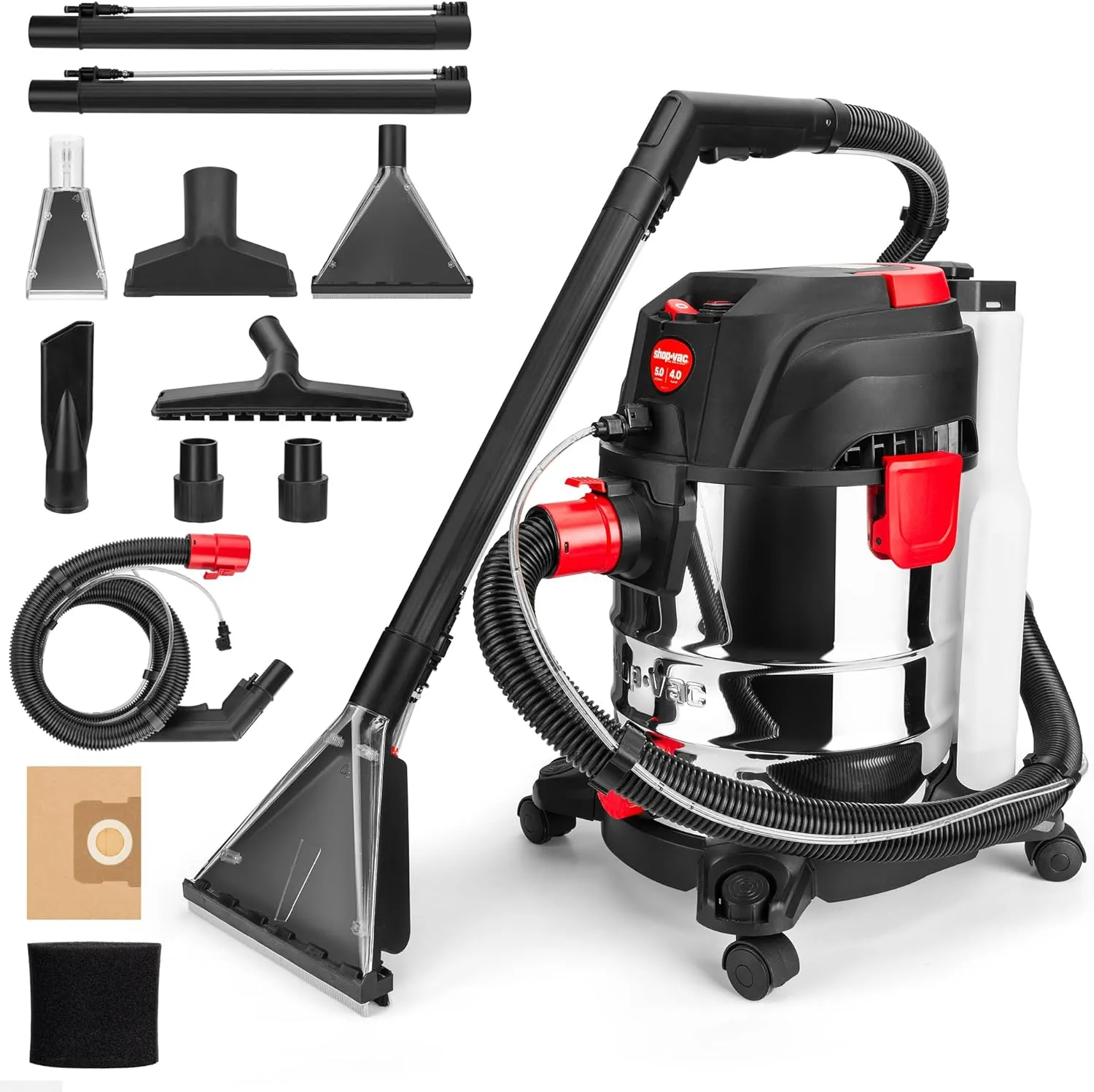 Shop-Vac 5-Gallon 4.5 Peak HP 3-in-1 Wet/Dry/Upholstery Shampoo Vacuum Cleaner