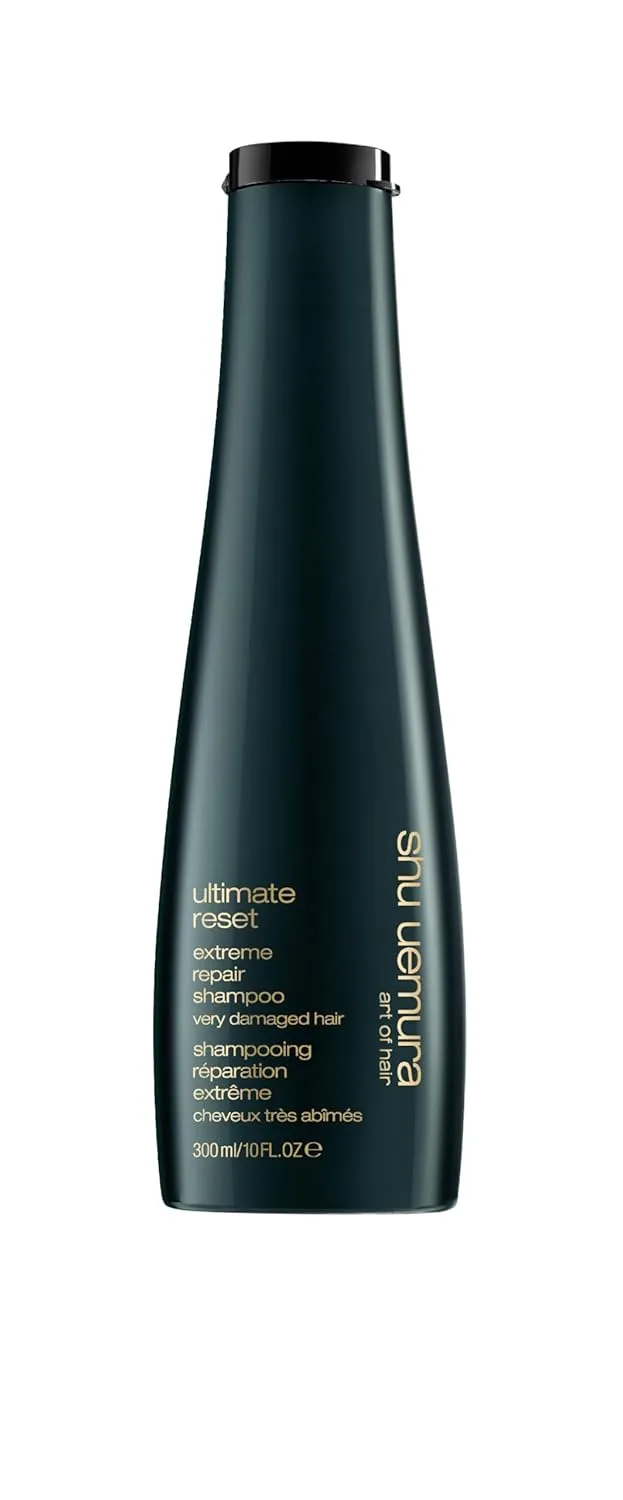 Shu Uemura Ultimate Reset Extreme Repair Shampoo - Strengthens to Reduce Breakage and Split Ends, Deeply Conditions and Nourishes, With Japanese Rice Extract
