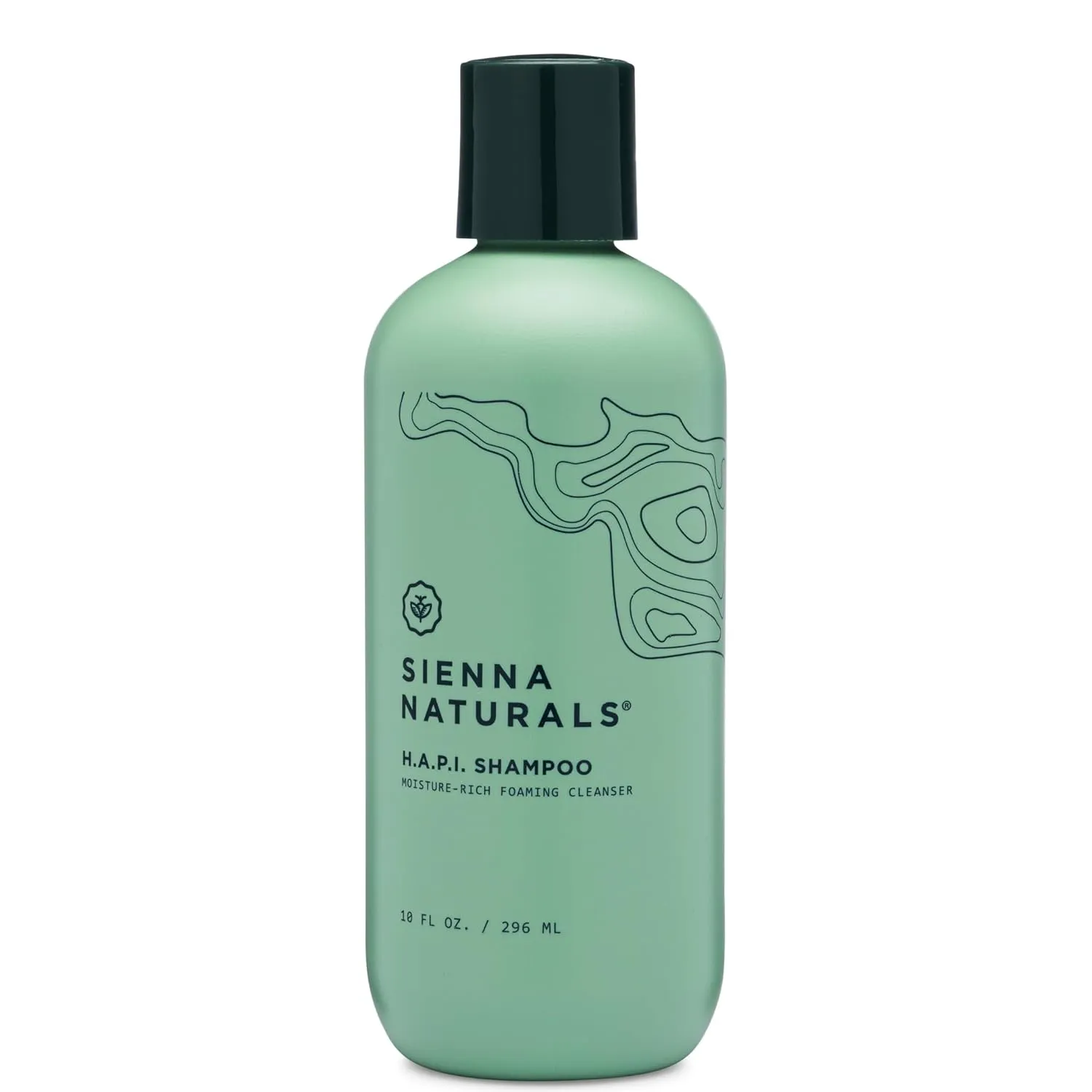 Sienna Naturals - HAPI Shampoo – Anti Frizz - Sulfate-Free, Scalp-Nourishing & Hydrating Cleanser – Gently Removes Buildup Without Stripping – pH-Balanced, Vegan & Clean Formula - 11oz